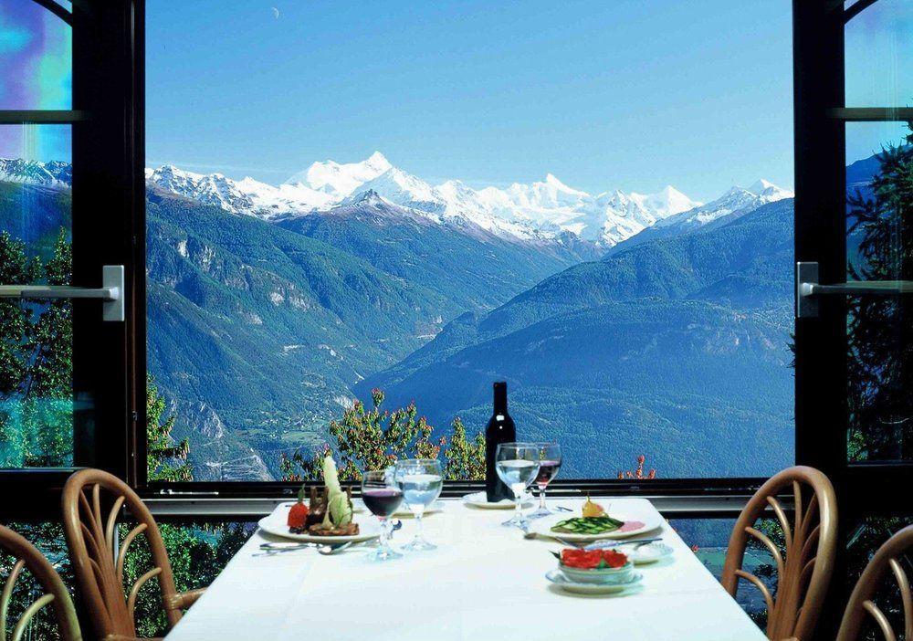 Hotel-Restaurant Le Mont Paisible, Crans-Montana Extérieur photo